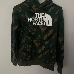 Kids The North Face Camo Hoodie Sweatshirt | Youth
